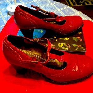 Ecco Red Mary Jane shoes